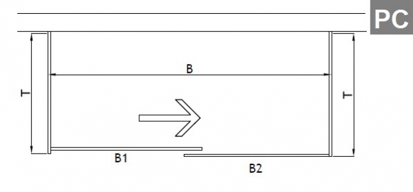 S-200 - Set U  PC, L = 2000 mm